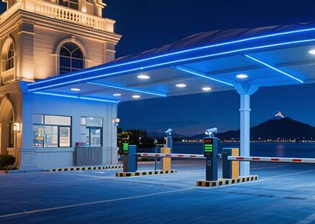 远距离微波卡在智能停车场管理ML.COM的应用